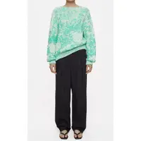Closed Crew Neck Long Sleeve Knits Green Kick Talla: L | Sudaderas con Capucha Outlet | Mujer | Verde