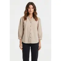 Knit-ted Knitted Koby Blouse Sand Talla: S | Blusas Outlet | Mujer | Marrón