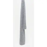 Closed Knitted Scarf Scarves Grey Heather Melange Talla: OS | Bufandas Outlet | Mujer | Gris