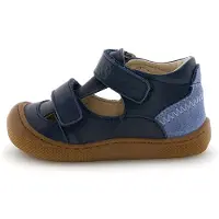 Naturino - Kid's Irtys Nappa/Suede - Sandalias size 25, azul/marrón
