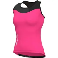 ALÉ - Women's Color Block Tank Top - Maillot de ciclismo sin mangas size XS, fucsia