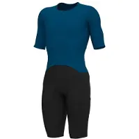ALÉ - Triathlon Eagle Tri Body S/S - Mono de ciclismo size M, azul/negro