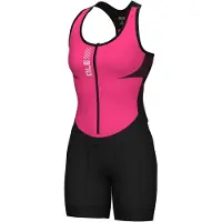 ALÉ - Women's Color Block Sleeveless Unitard - Mono de ciclismo size XS, negro