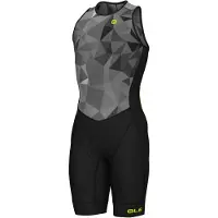 ALÉ - Triathlon Triple Body Sleeveless - Mono de ciclismo size S, negro/gris