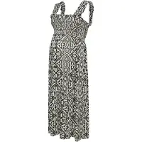 Vero moda Maternity Vestido 'VMMMenny' negro / blanco