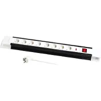 Logilink LPS207, 3 metros, negro, blanco, 250 V, 50 Hz, 3500 W