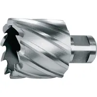 RUKO Broca , diámetro 46 mm, acero rápido (HSS), longitud 30 mm, con cono Weldon - 108246