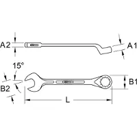 Ks Tools Llave de vaso con mango ergonómico, marca