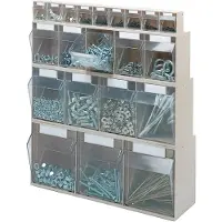 Lockweiler Revista transparente de , color beige, dimensiones 600 x 133 x 164 mm, 5 unidades, material: PS. - Código: 1500582
