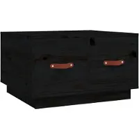 Syfax Mesa de centro de madera maciza de pino 60x53x35 cm