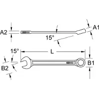 Ks Tools 963.731, bronce de aluminio, según la norma DIN 3113, forma A, ISO 3318, ISO 7738, 60 g