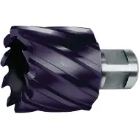 RUKO Broca , diámetro 24 mm, HSS-TiAlN, longitud 30 mm, con cono Weldon - 108224F