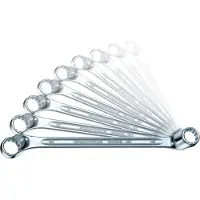 Stahlwille Juego de llaves de anillo doble , modelo 39740