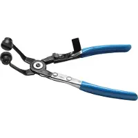 Bgs Pinza para abrazaderas de manguera, de ángulo, con sistema de trinquete