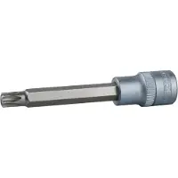 Ks Tools 911.1526, Llave de vaso, 1/2", sistema imperial, 1 boca, T45, acero cromo vanadio
