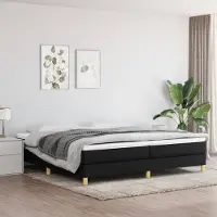 Prolenta Maison Exclusive: Base de cama con somier y colchón, color , 200x200 cm, tejido