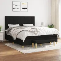 Prolenta Maison Exclusive - Base de cama con somier y colchón, color , 180x200 cm, tejido