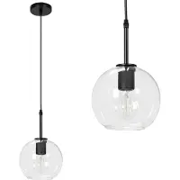 Toolight Lámpara Colgante De Techo App1176-1Cp Black17X17X26Cm