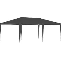 Syfax Carpa profesional para fiestas gris antracita 90 g/m² 4x6 m