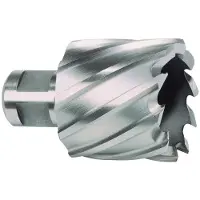 RUKO Taladro de núcleo HSS de con vástago tipo Welldon (3/4"), diámetro 26 mm
