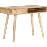 Syfax Tocador de madera maciza de mango 100x50x76 cm