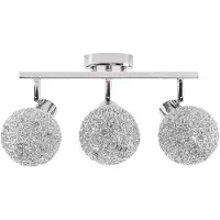 Toolight Lámpara Colgante De Techo App672-3C Grey36X36X22Cm