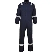 Portwest FR21: Mono de trabajo ultraligero, antistático, de 210 gramos, color azul marino, talla XXL