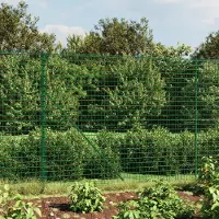 Syfax Cerca de alambre con brida verde 1,6x10 m