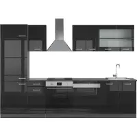 Vicco Mueble de cocina R-Line /antracita de alto brillo 300 cm , ET Antracita, Model 49549