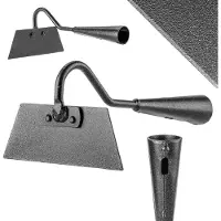 Kadax , azada de jardín sin mango, azada de forma trapezoidal, color , 14 cm