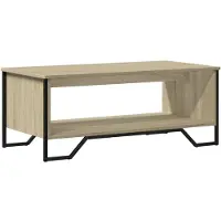 Syfax Mesa de centro madera de ingeniería roble Sonoma 100x51x40 cm