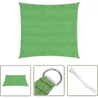 The Living Store Tienda Living. Lona de protección solar, 160 g/m², color verde claro, 2x2,5 metros, HDPE