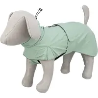 Trixie Abrigo impermeable para perros , modelo CityStyle, color verde salvia, diseño Dublin