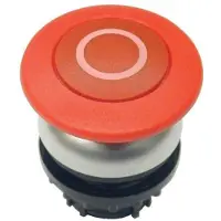 Eaton PowerWare EATON M22-DRP-R-X0: Botón de presión, color rojo, referencia 216751, con función de bloqueo (encendido/apagado)