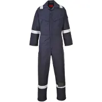 Portwest Mono AF53 Araflame Gold, color azul marino, talla 40