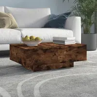 Prolenta Maison Exclusive - Mesa de centro en roble ahumado, 90x60x31 cm, fabricada en material de madera