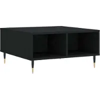 Syfax Mesa de centro madera de ingeniería 60x60x30 cm
