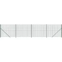 Syfax Cerca de alambre con brida verde 1,6x10 m