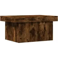 Syfax Mesa de centro madera de ingeniería roble ahumado 100x55x40 cm