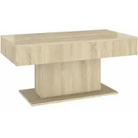Syfax Mesa de centro madera contrachapada roble Sonoma 96x50x45 cm