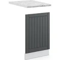 Vicco Panel frontal Fame-Line Antracita casa de campo 45 cm , ET Mármol, Model 46300