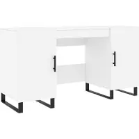Syfax Escritorio madera de ingeniería blanco 140x50x75 cm