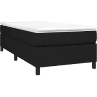 vidaXL Cama con somier y colchón de la marca , color , dimensiones 100x200 cm, tapizada en tela