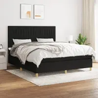 Prolenta Maison Exclusive - Base de cama con somier y colchón, color , 180x200 cm, tejido