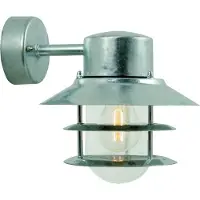 Nordlux Lámpara de pared/foco empotrado Blokhus, galvanizado