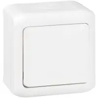 Legrand Enchufe simple, marca Forix , 10A, para montaje empotrado - blanco