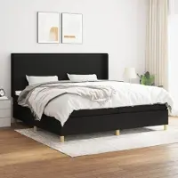 Prolenta Maison Exclusive: Base de cama con somier y colchón, color , 200x200 cm, tejido