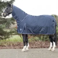 HKM , manta para lluvia, modelo "Starter", 0 gramos, color azul oscuro