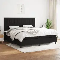 Prolenta Maison Exclusive: Base de cama con somier y colchón, color , 200x200 cm, tejido