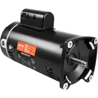 Vevor Motor para bomba de piscina , modelo 56Y, 230V (7,8 Amperios), 3450 RPM, 60Hz, factor de servicio 1,3, condensador de 50μF/250V, motor de repuesto con rosca izquierda y brida cuadrada